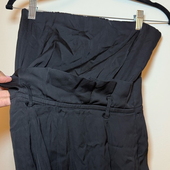 Massimo Dutti Black Strapless Tailored Jumpsuit - Size 4 NWT - Picture 4 of 7